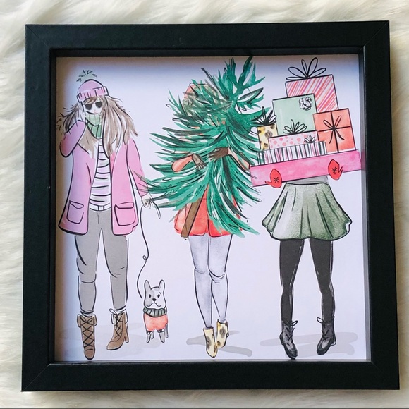 Handmade Holiday Miss Claus Frame Decor - Picture 6 of 6